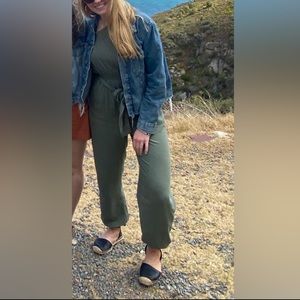 American eagle one shoulder jumpsuit